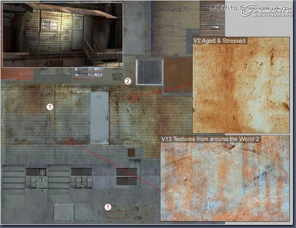 3ds Max教程：“場景紋理”圖像制作,PS教程,思緣教程網(wǎng)