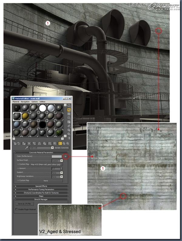 3ds Max教程：“場景紋理”圖像制作,PS教程,思緣教程網(wǎng)