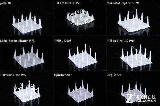 10微米的比拼 9款3D打印機華山論劍