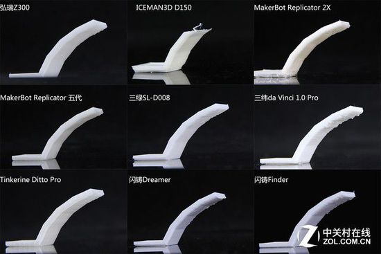 10微米的比拼 9款3D打印機華山論劍