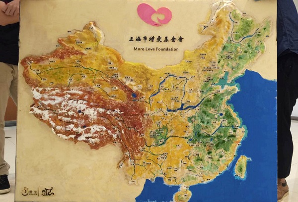 逆天3D打印史上最大的中國地圖 逆天3D打印史上最大的中國地圖