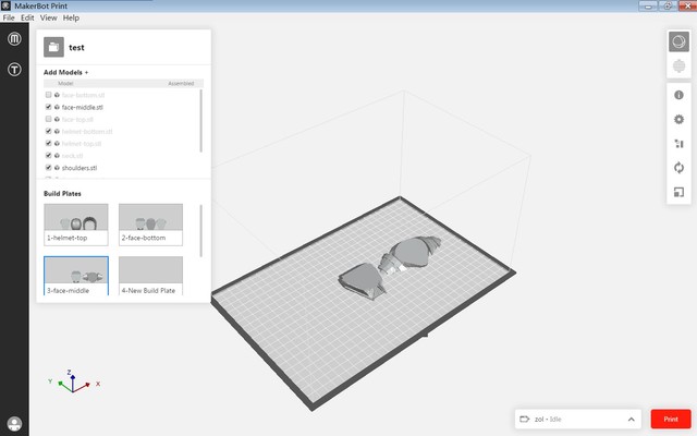 ͑׃cȡ MakerBot R+ 3DӡCלy 