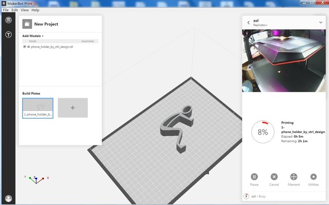 ͑׃cȡ MakerBot R+ 3DӡCלy 