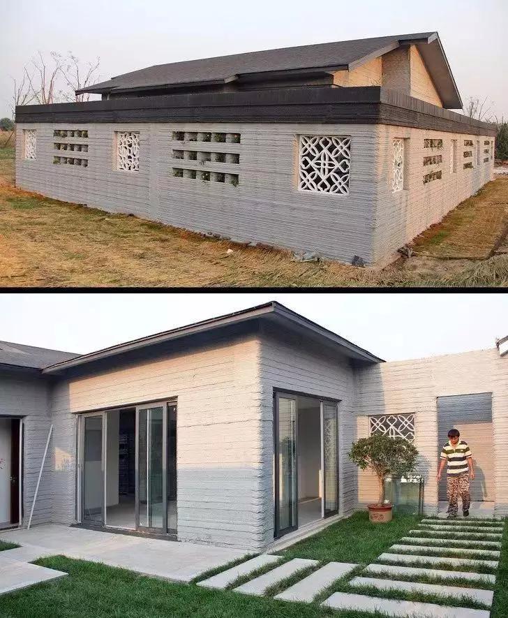 而這是完全3D打印的別墅
